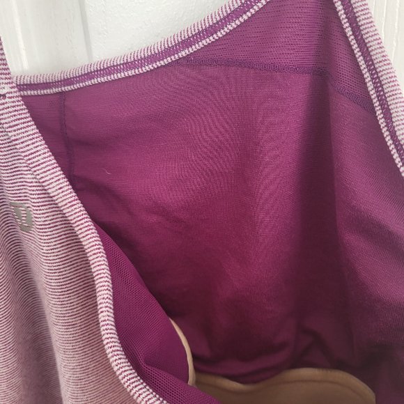 Lululemon power Y tank Purple  sz. 10 - Picture 5 of 8